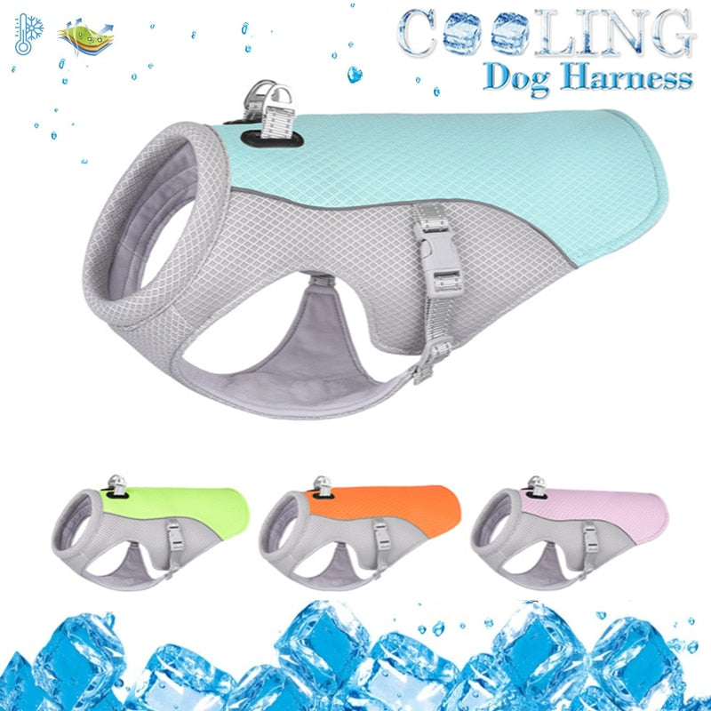 Summer Pet Dog Breathable Cooling Vest Harness
