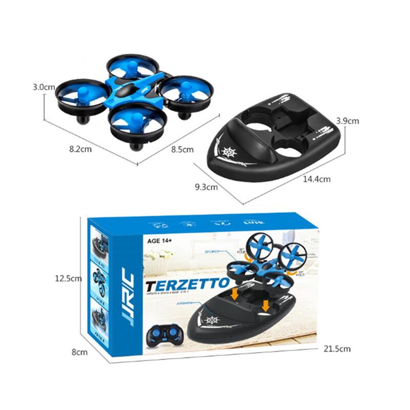 Sea Land Air 3 In 1 Smart Drone Remote Control Simulation Hovercraft 2.4G Quadcopter