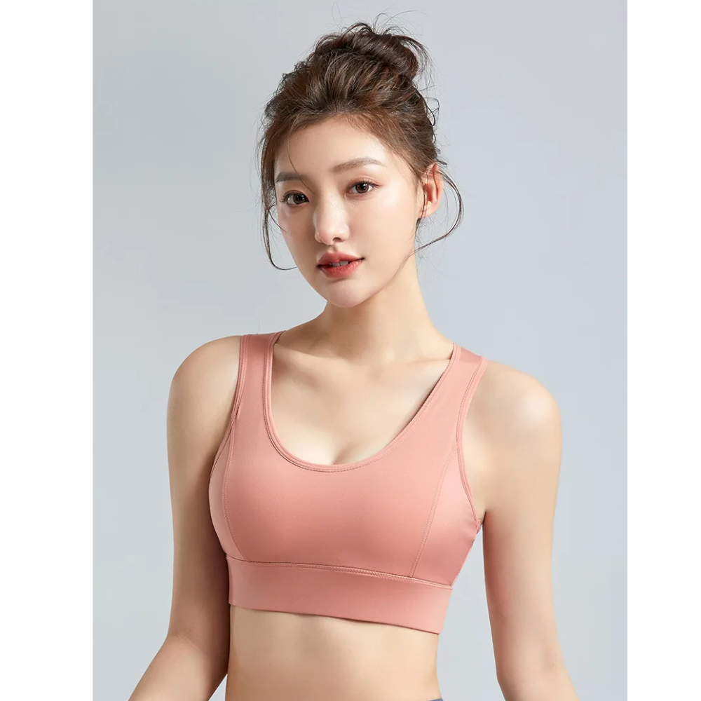 Seamless Sports Push Up Gym Vest Fitness Running Crop Tops Padded Yoga Bra
