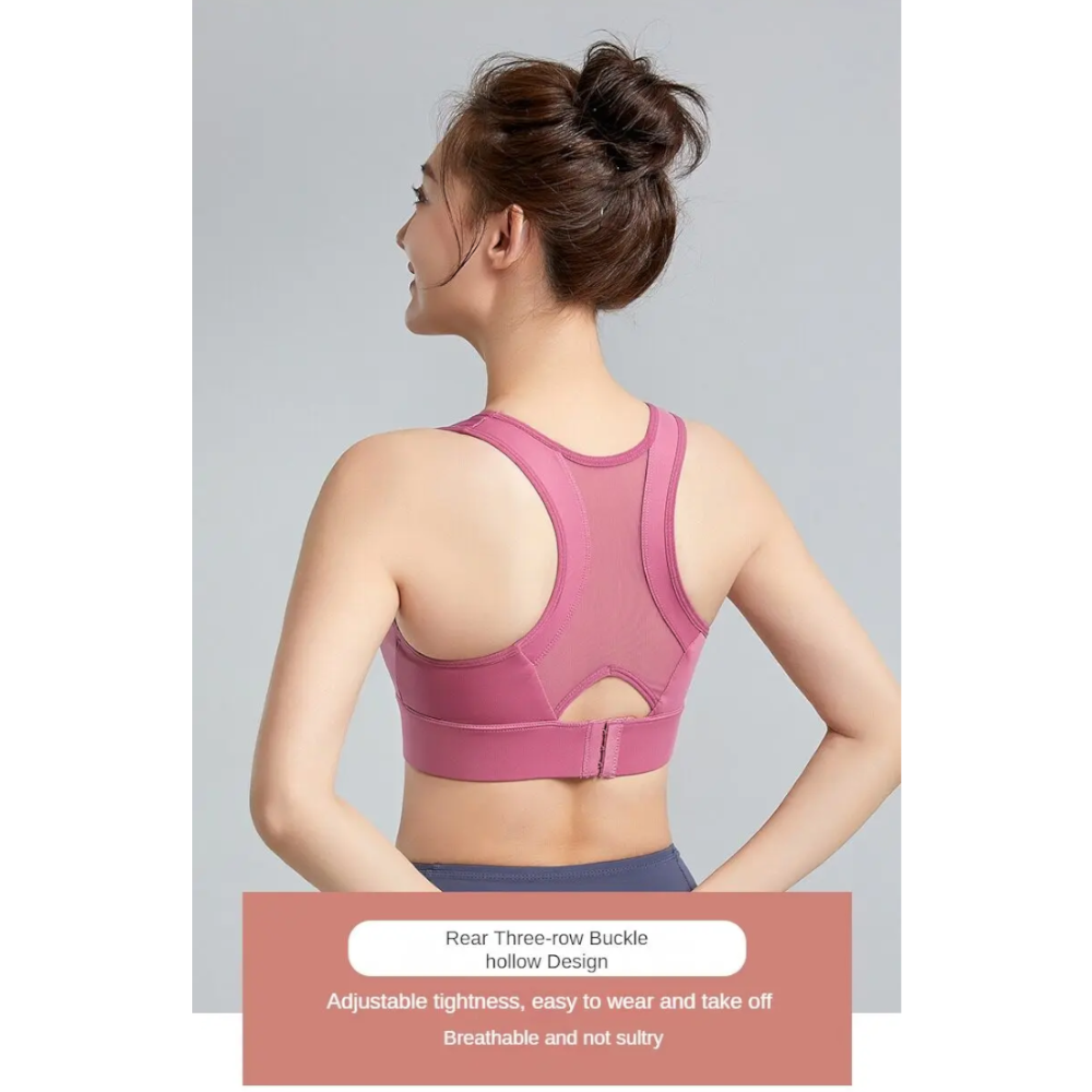 Seamless Sports Push Up Gym Vest Fitness Running Crop Tops Padded Yoga Bra