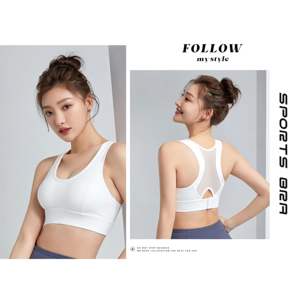Seamless Sports Push Up Gym Vest Fitness Running Crop Tops Padded Yoga Bra