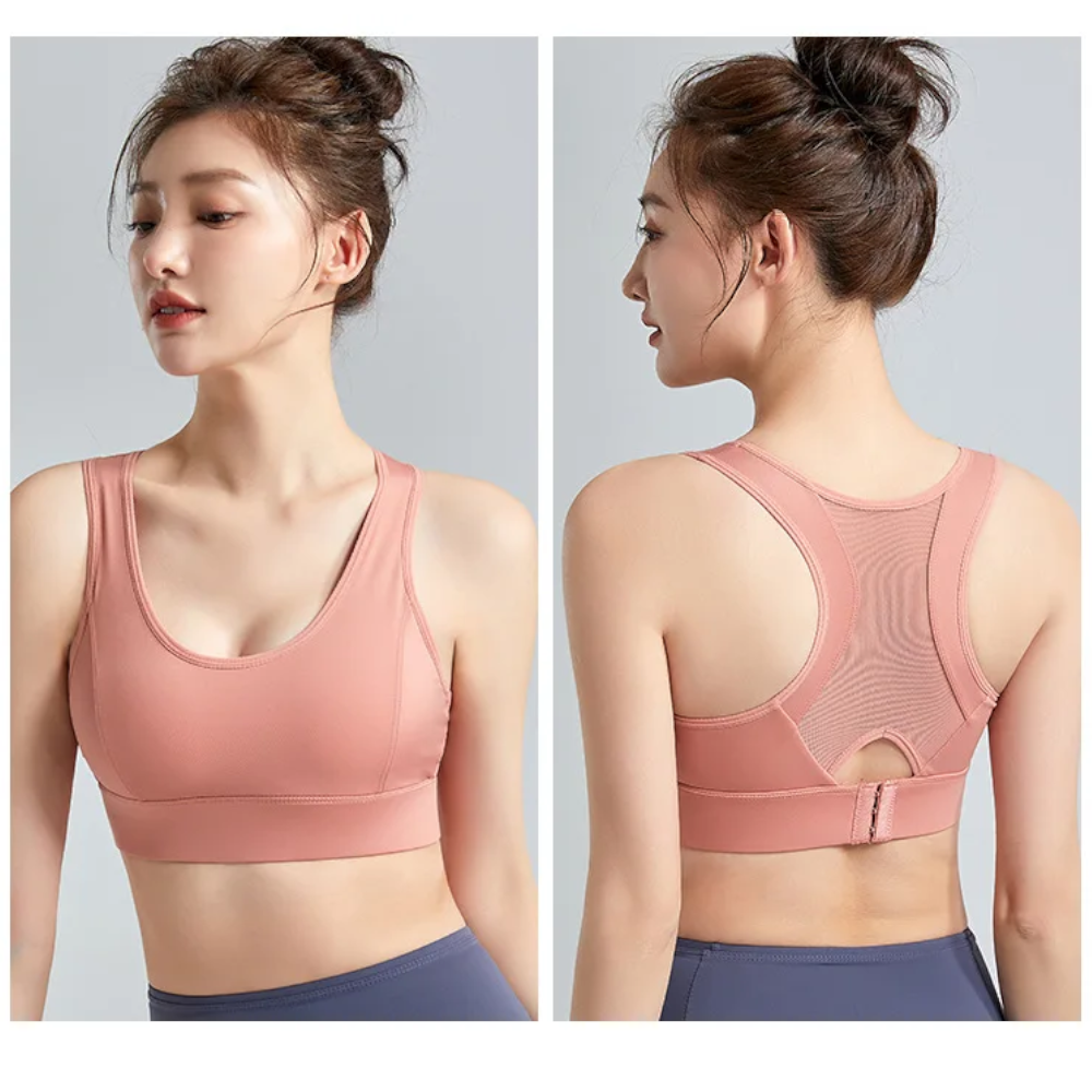 Seamless Sports Push Up Gym Vest Fitness Running Crop Tops Padded Yoga Bra