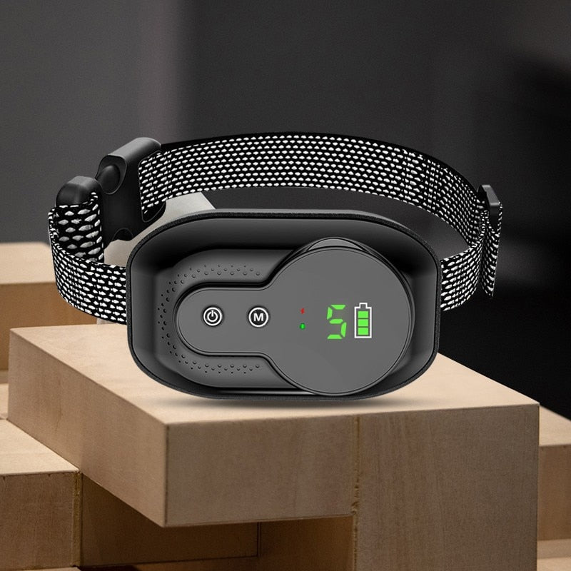 Anti Barking Dog Collar Rechargeable Automatic Stopper Effective Ip67 Waterproof Collars For