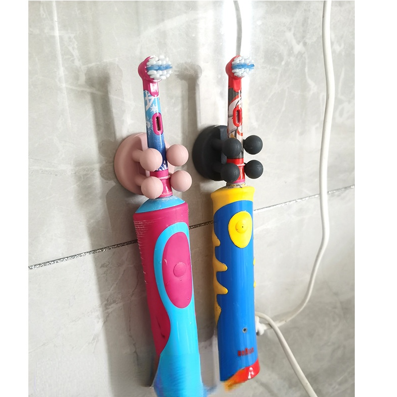 Shower Shaver Toothbrush Holder Self Adhesive Silicone Wall Mounted Waterproof Hook