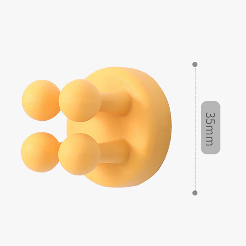 Shower Shaver Toothbrush Holder Self Adhesive Silicone Wall Mounted Waterproof Hook