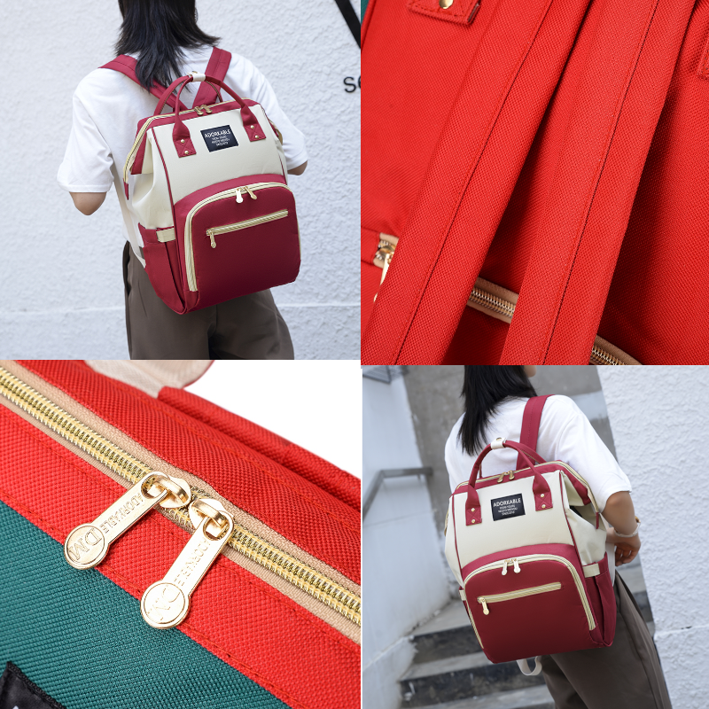 Separate Dry Wet Multi Functional Nappy Bag