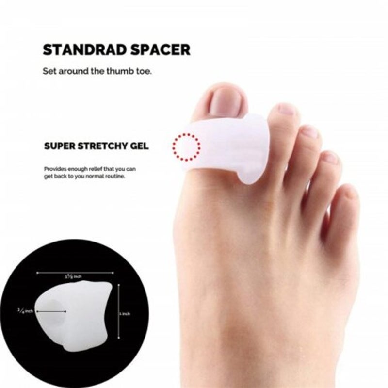 Set Of 9 Pieces Bunions Treatment Silicone Toe Separators Straightener