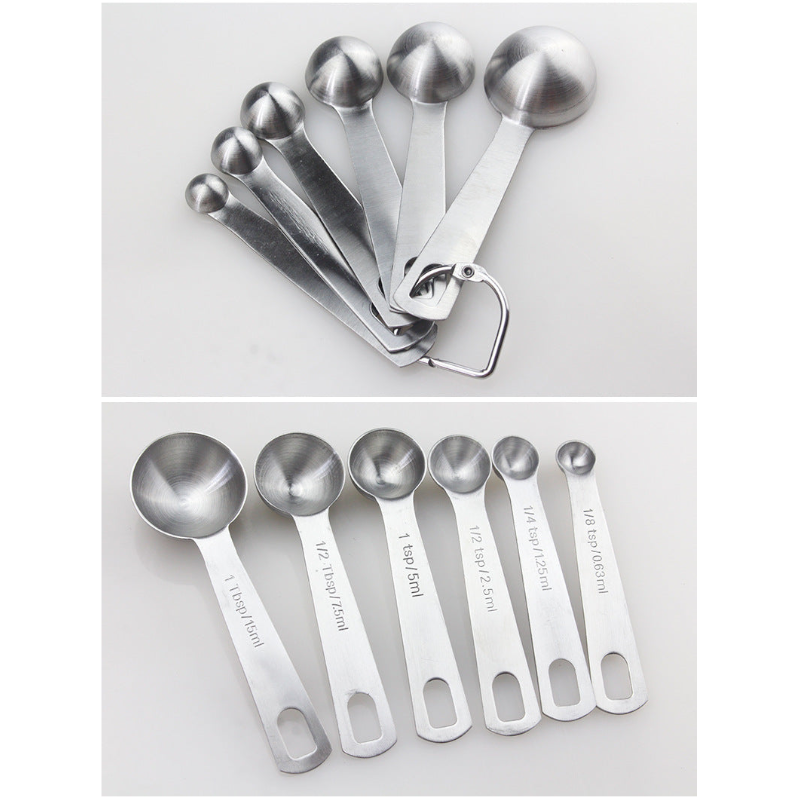 Set Of Stainless Steel Measuring Spoons Kitchen Tools