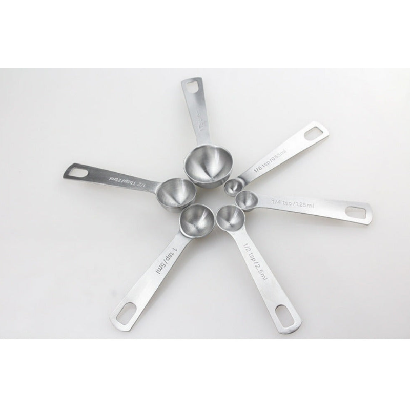 Set Of Stainless Steel Measuring Spoons Kitchen Tools