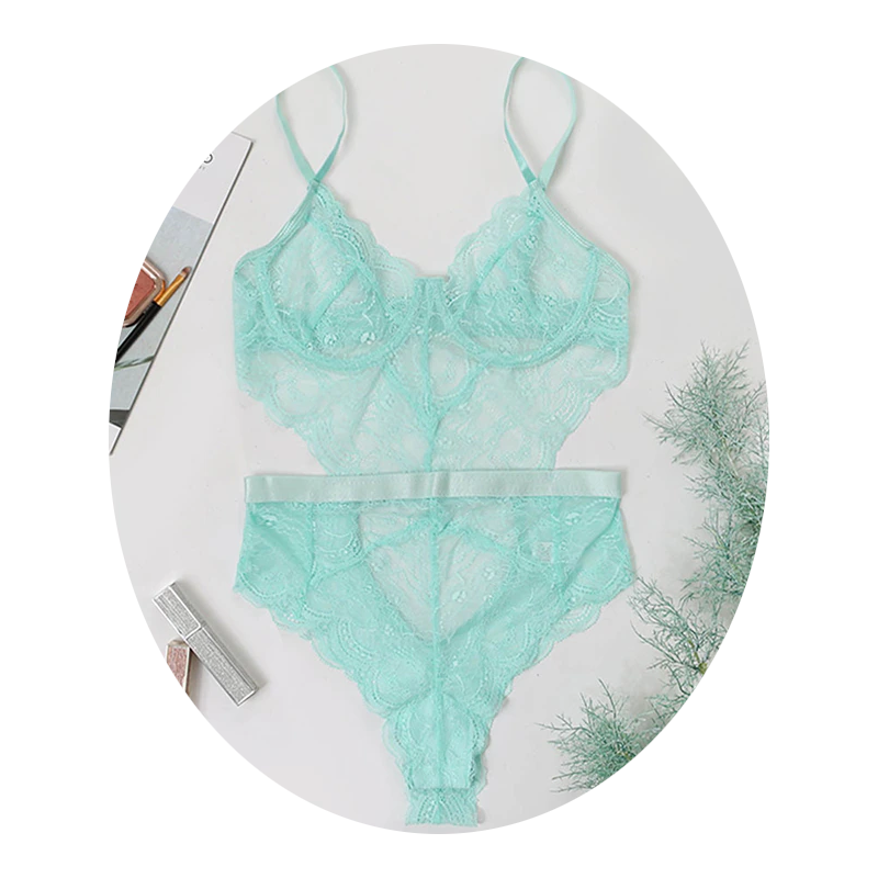Sexy Lace Sheer Floral Backless Bodysuit Open Crotch Teddy Lingerie Women