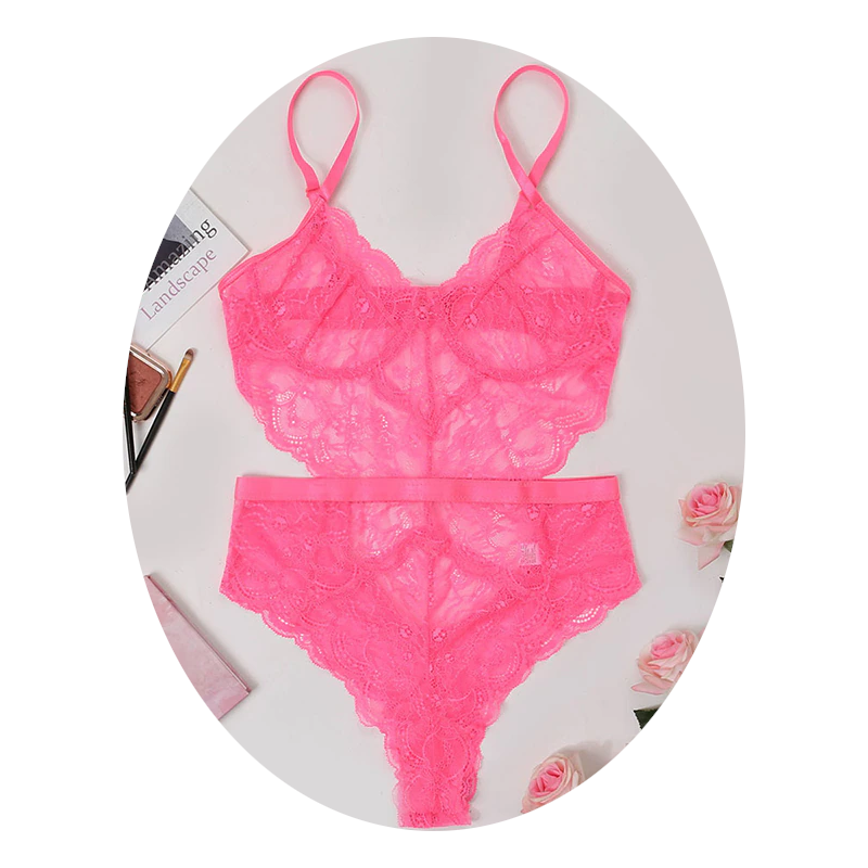 Sexy Lace Sheer Floral Backless Bodysuit Open Crotch Teddy Lingerie Women
