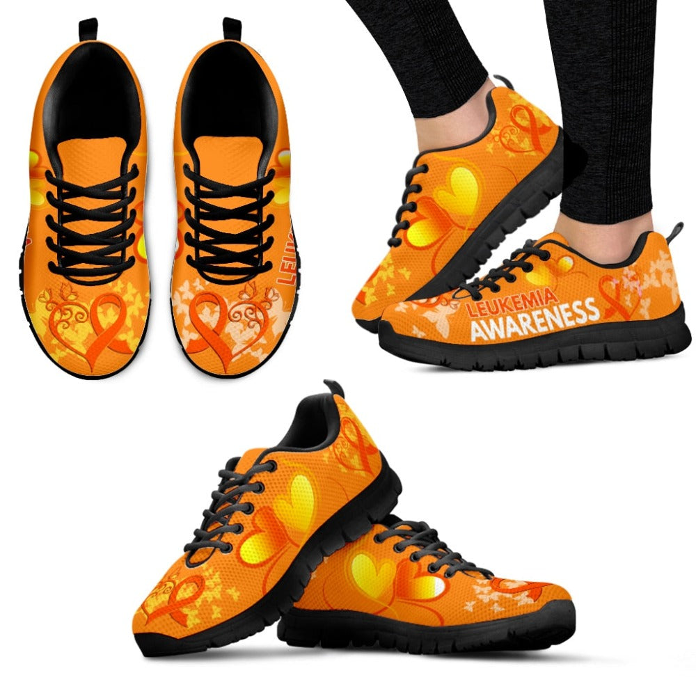Ovarian Breast Cancer Leukaemia Awareness Womens Sneakers Shoes