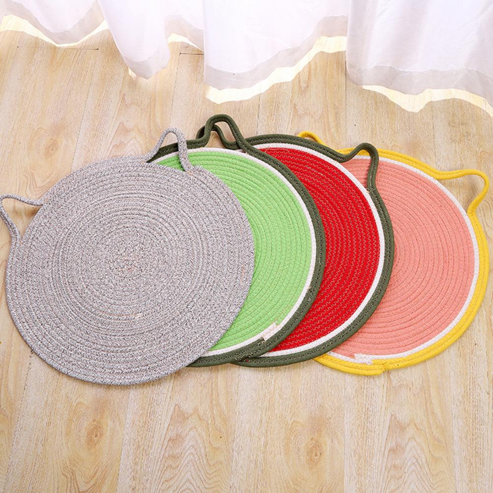 50Cm Round Cotton Flax Cat Scratcher Pet Supplies