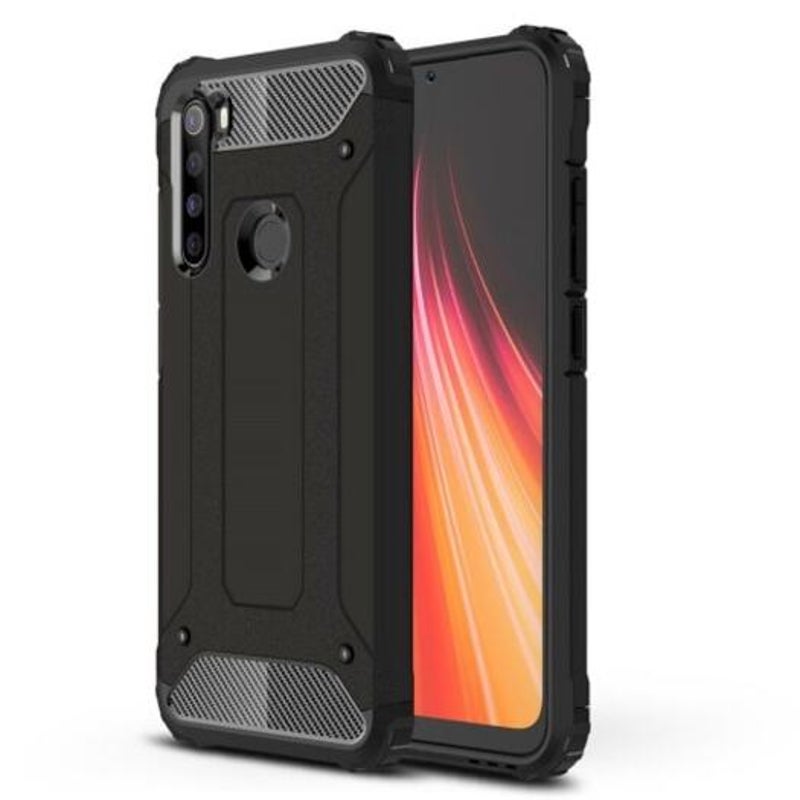 Shockproof Rugged Hybrid Armor Phone Case For Xiaomi Redmi Note 8 Black