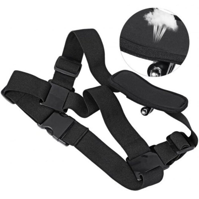 Shoulder Strap Supports Belt For Gopro Hero 6 / 5 4 3 2 Black