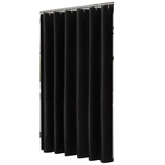 Shower Curtains 120180 Mildew Proof Waterproof Plain Pattern Bath Bathroom Partition Black