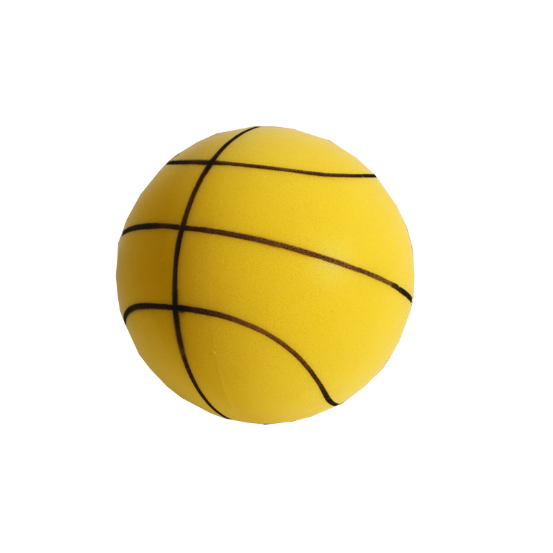 Silent High Density Foam Sports Ball Indoor Mute Basketball Soft Elastic Children Toy Games