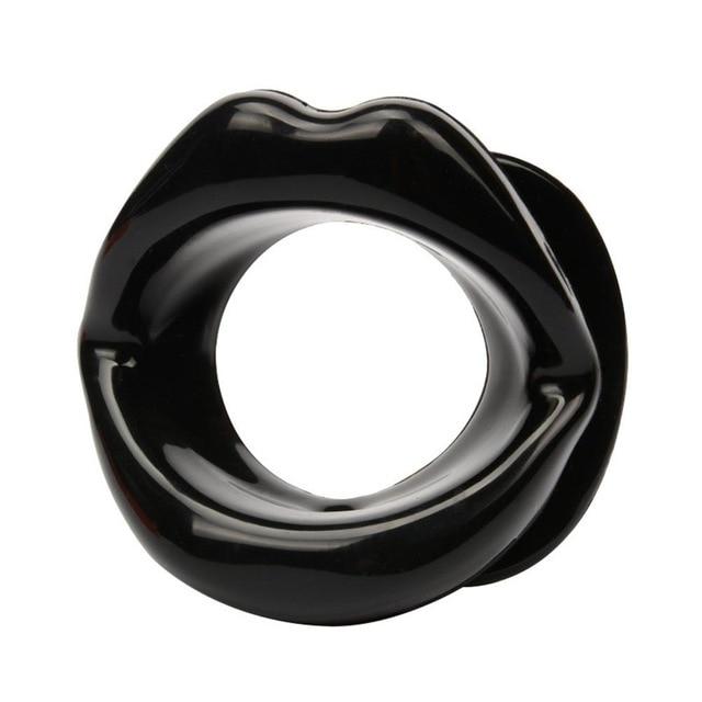 Silicone Rubber Open Mouth Lips Gag Bdsm Bondage Kink