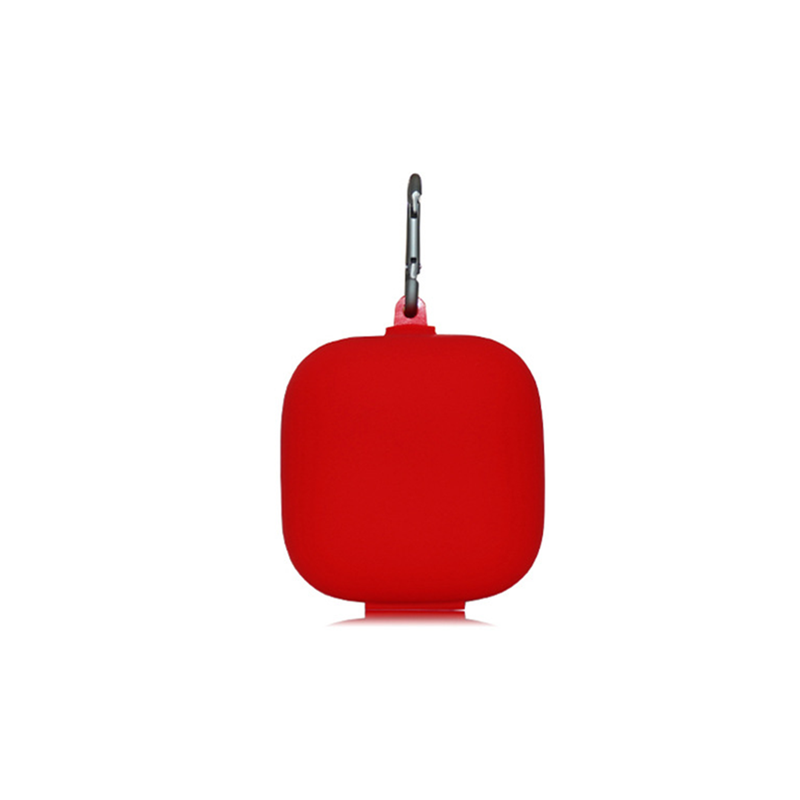 Silicone Headset Cover Wireless Storage Pack For Powerbeats Pro Red