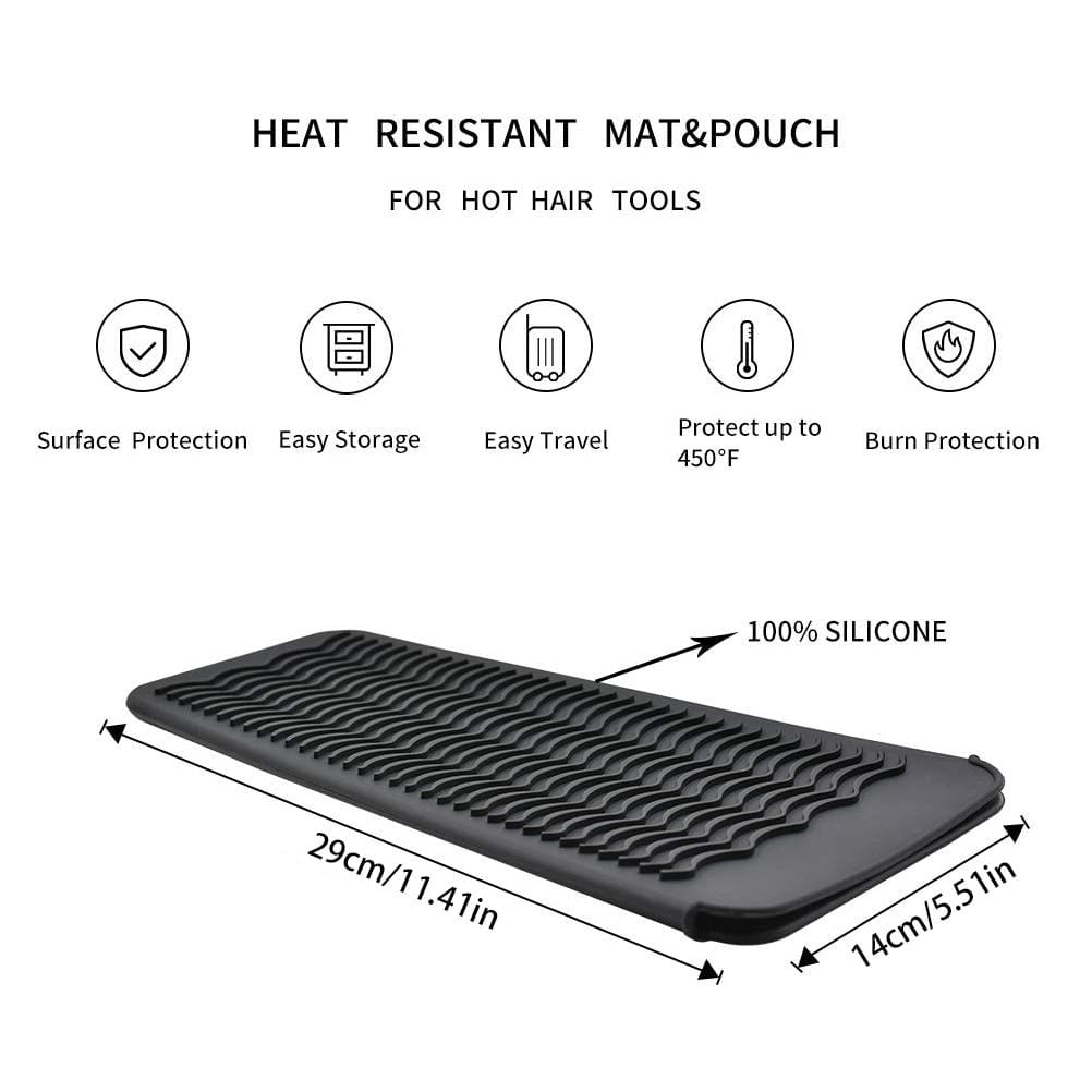 Silicone Heat Resistant Travel Bag Heatproof Mat
