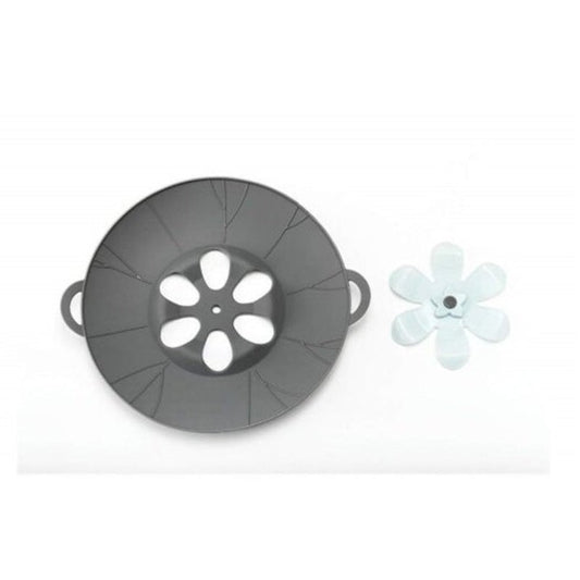 Silicone Lid Spill Stopper Cover For Pot Pan Kitchen Accessories Cooking Tools Gray