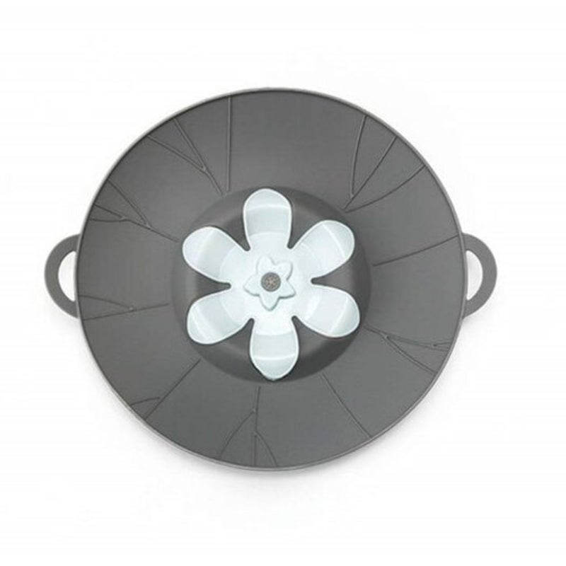 Silicone Lid Spill Stopper Cover For Pot Pan Kitchen Accessories Cooking Tools Gray