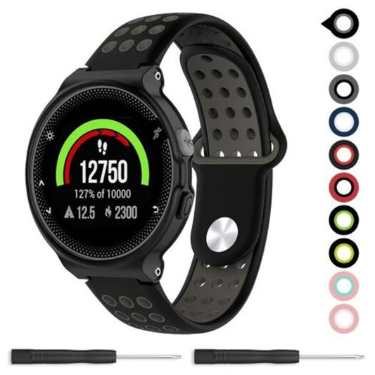 Silicone Sports Band Strap For Garmin Approach S6 / S20 S5 Black