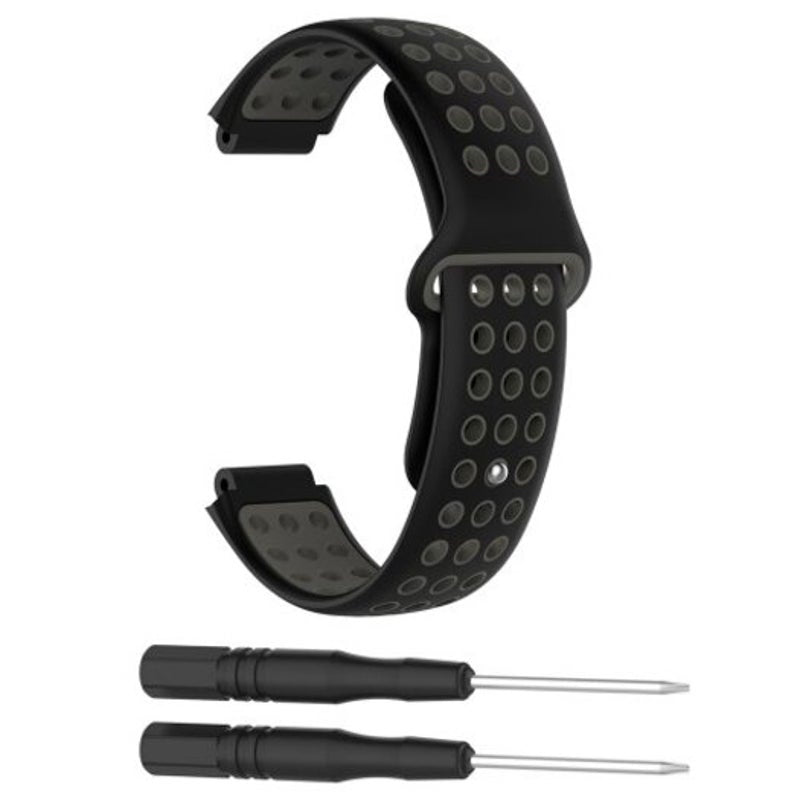 Silicone Sports Band Strap For Garmin Approach S6 / S20 S5 Black