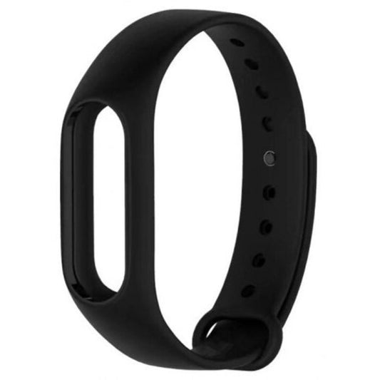Silicone Straps Replacement For Xiaomi Mi Band 2 Black