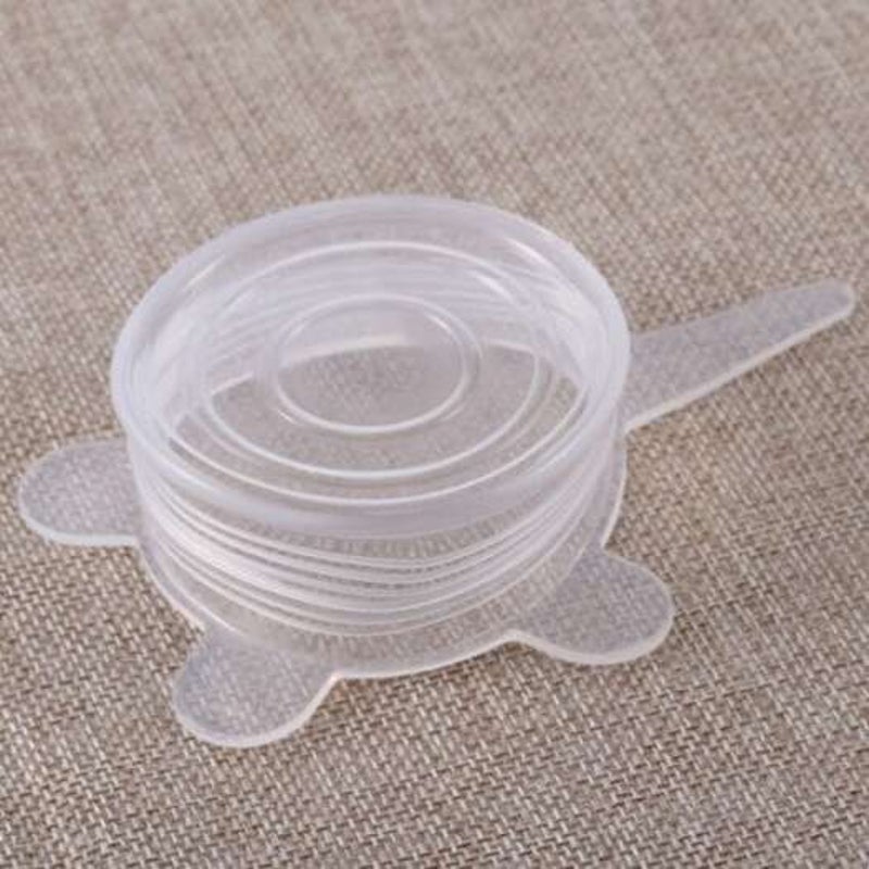 Silicone Stretch Lids 6Pcs / Pack Transparent