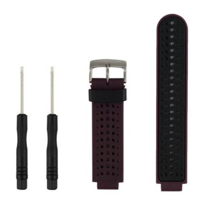 Veile Studios Silicone Watch Band Wrist Strap For Garmin Forerunner 235 / 220 230 620 630 735Xt Multi H