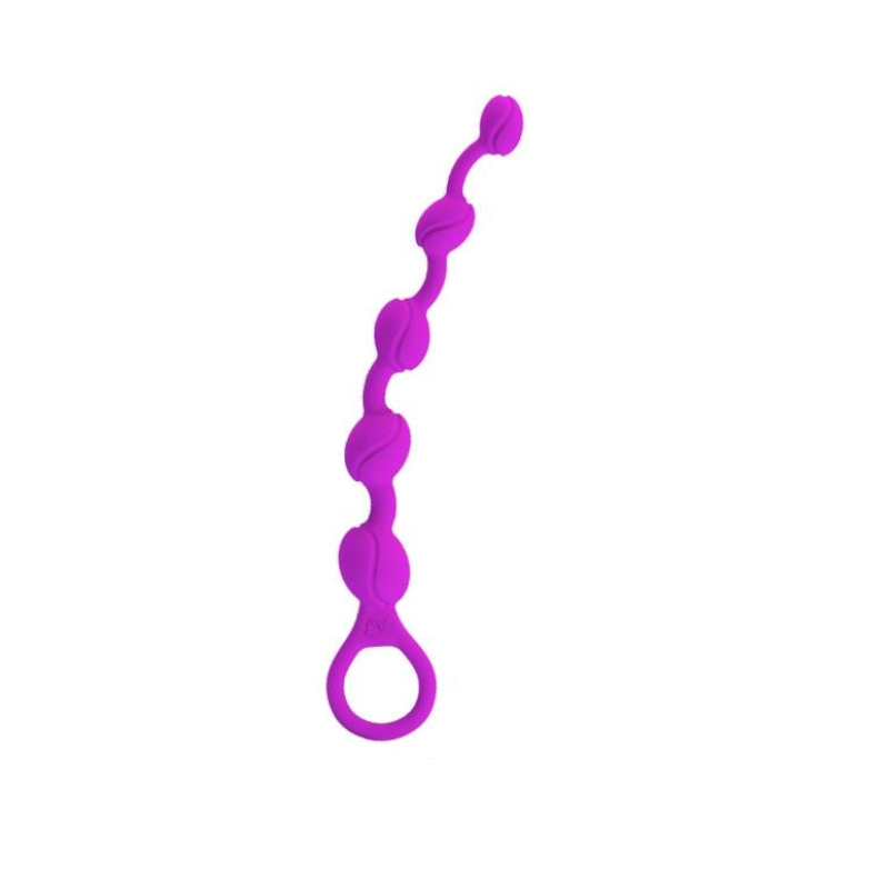 Silicone Anal Beads Chain Butt Plug Dildo