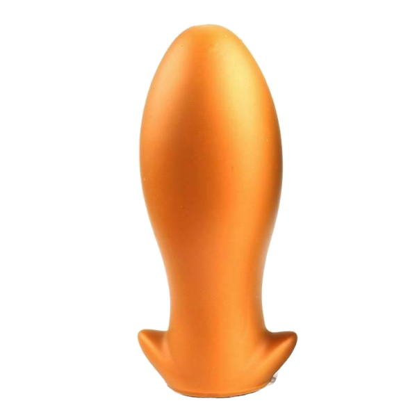 Silicone Big Butt Plug Gold Or Black Anal Sex Toys