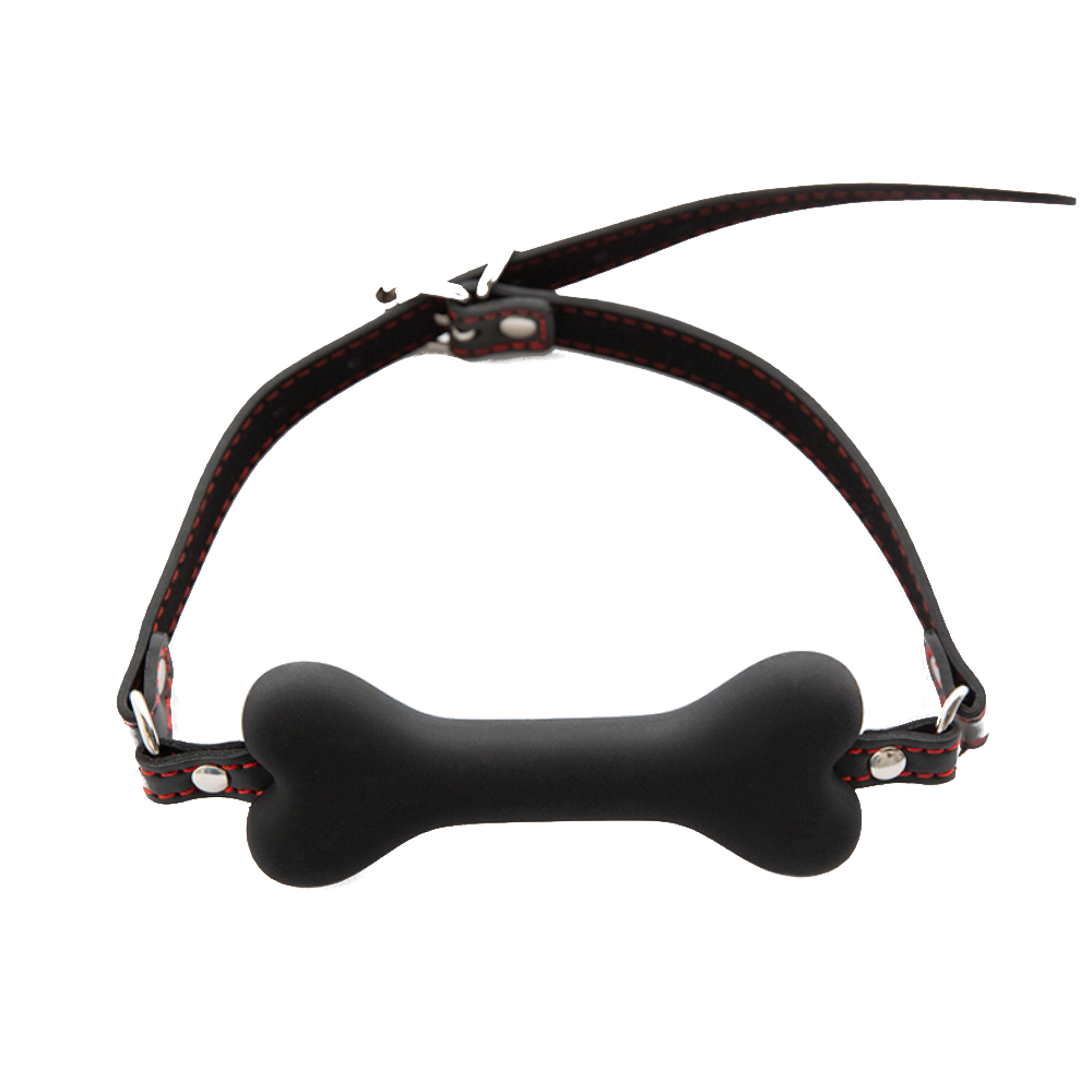 Silicone Bone Gag Puppy Pet Play Bondage Kink Bdsm Fetish Restraints