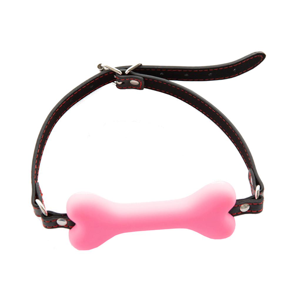 Silicone Bone Gag Puppy Pet Play Bondage Kink Bdsm Fetish Restraints