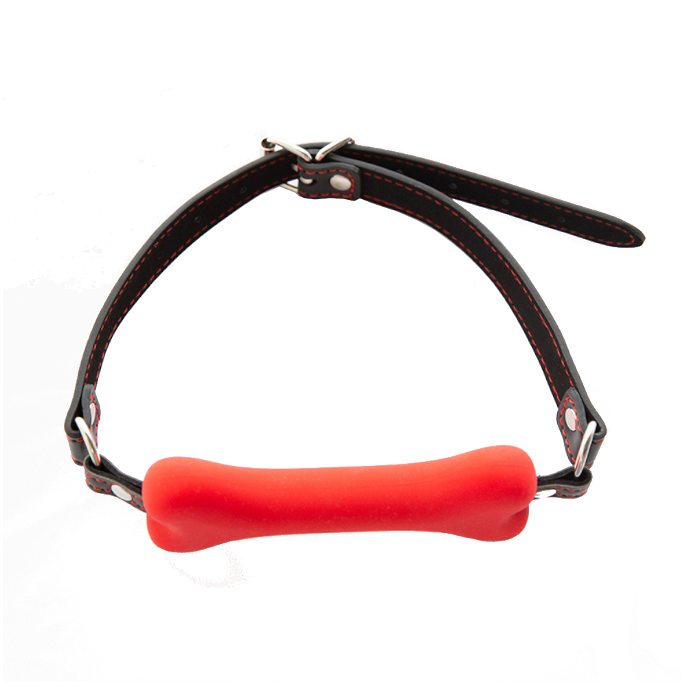 Silicone Bone Gag Puppy Pet Play Bondage Kink Bdsm Fetish Restraints