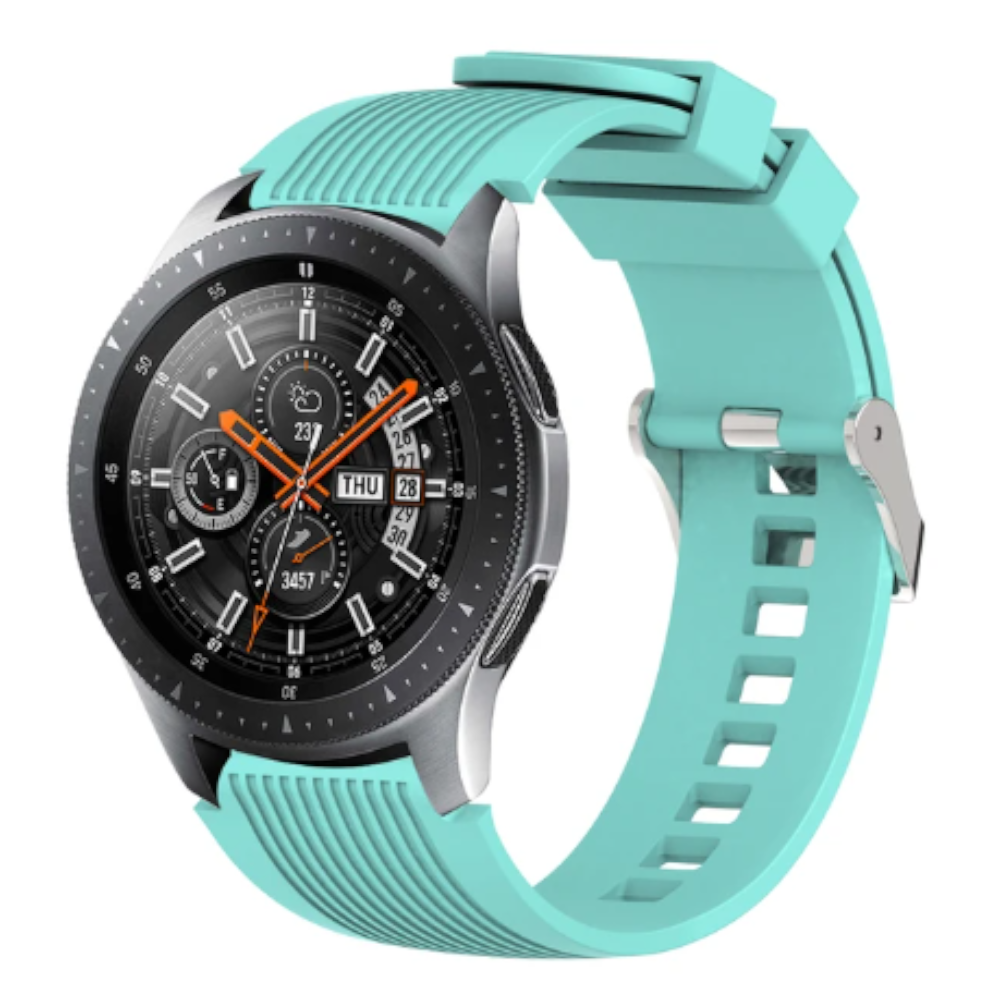 Silicone Soft Sports Strap Replacement For Samsung Galaxy Watch 46Mm Width 22Mm