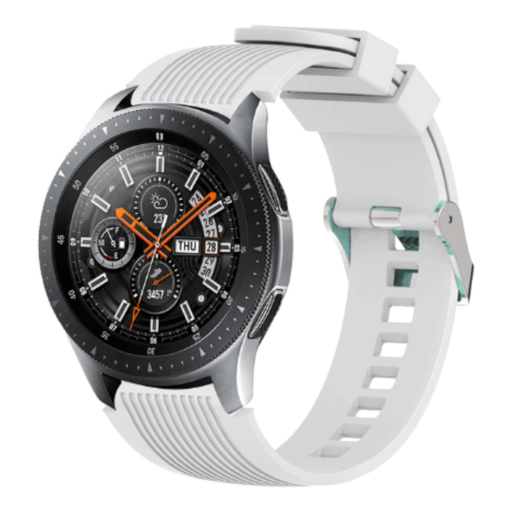 Silicone Soft Sports Strap Replacement For Samsung Galaxy Watch 46Mm Width 22Mm