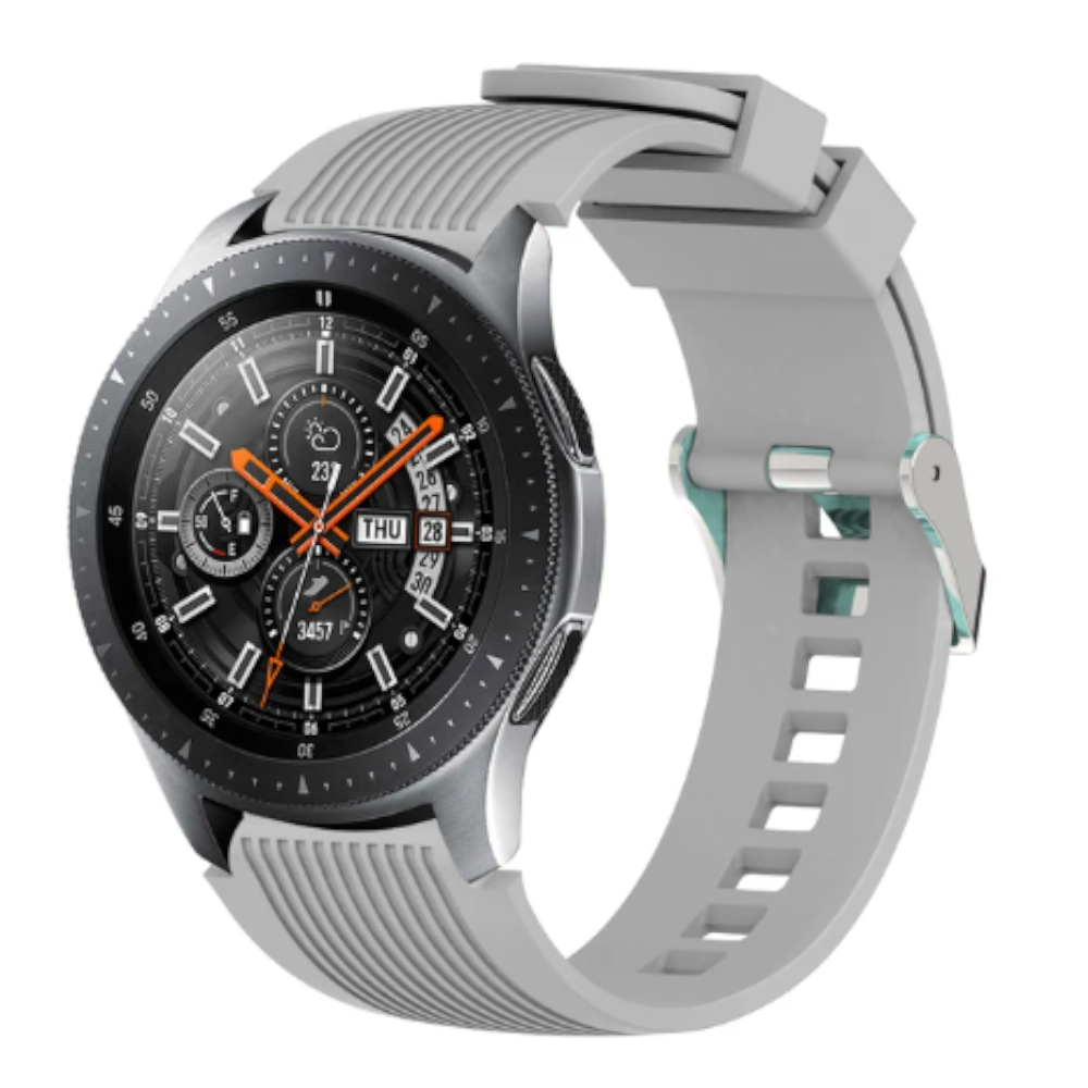 Silicone Soft Sports Strap Replacement For Samsung Galaxy Watch 46Mm Width 22Mm