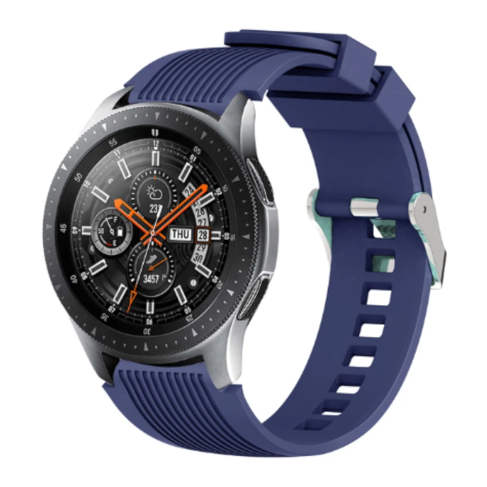 Silicone Soft Sports Strap Replacement For Samsung Galaxy Watch 46Mm Width 22Mm