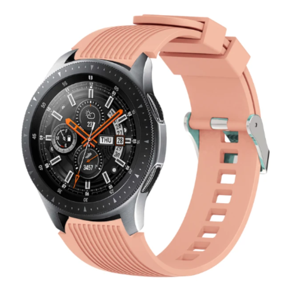 Silicone Soft Sports Strap Replacement For Samsung Galaxy Watch 46Mm Width 22Mm