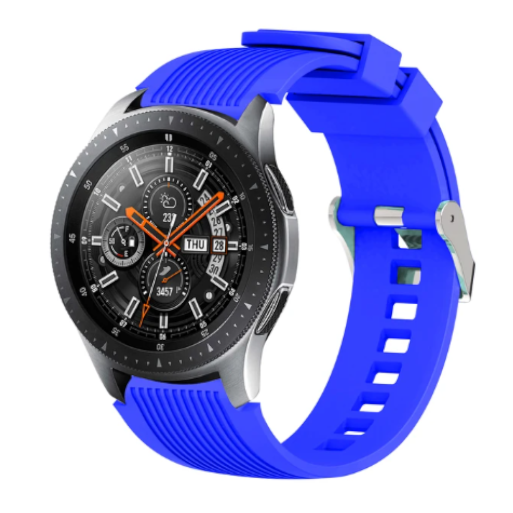 Silicone Soft Sports Strap Replacement For Samsung Galaxy Watch 46Mm Width 22Mm