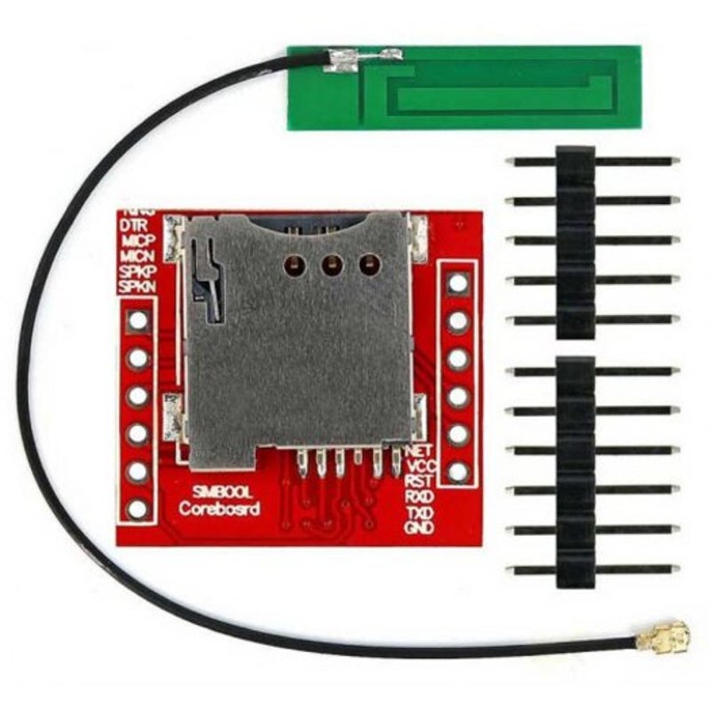 Sim800l Gprs Adapter Plate Gsm Module Microsim Card Core Board Red