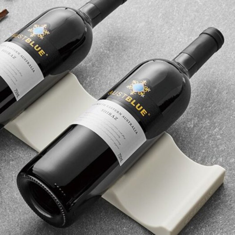 Simple Wine Storage Rack Hotel Food Grade Silicone Water Stacking Platinum