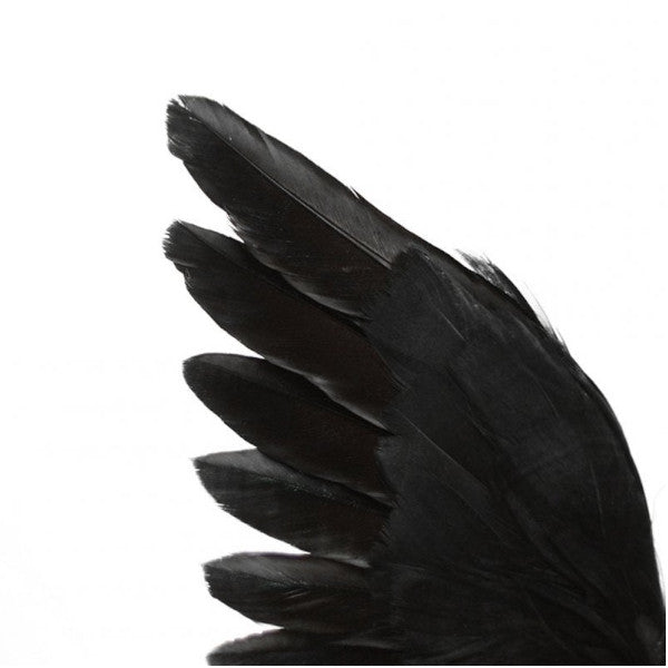 Simulate Black Crow Shape Decorative Prop For Halloween