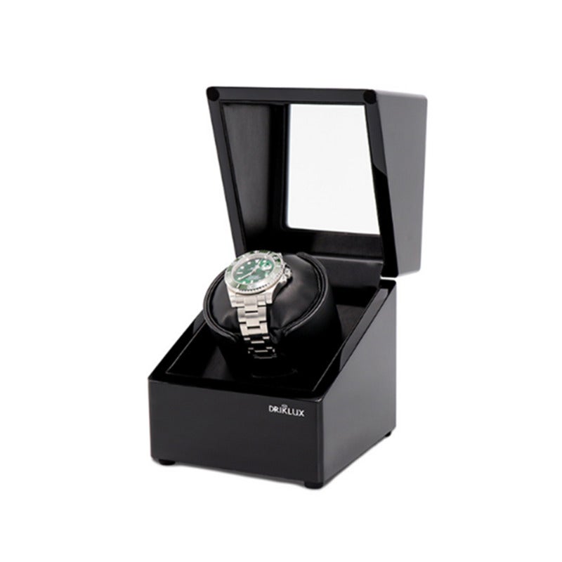 Single Watch Electric Mechanical Shaker Automatic Winding Box Storage Black