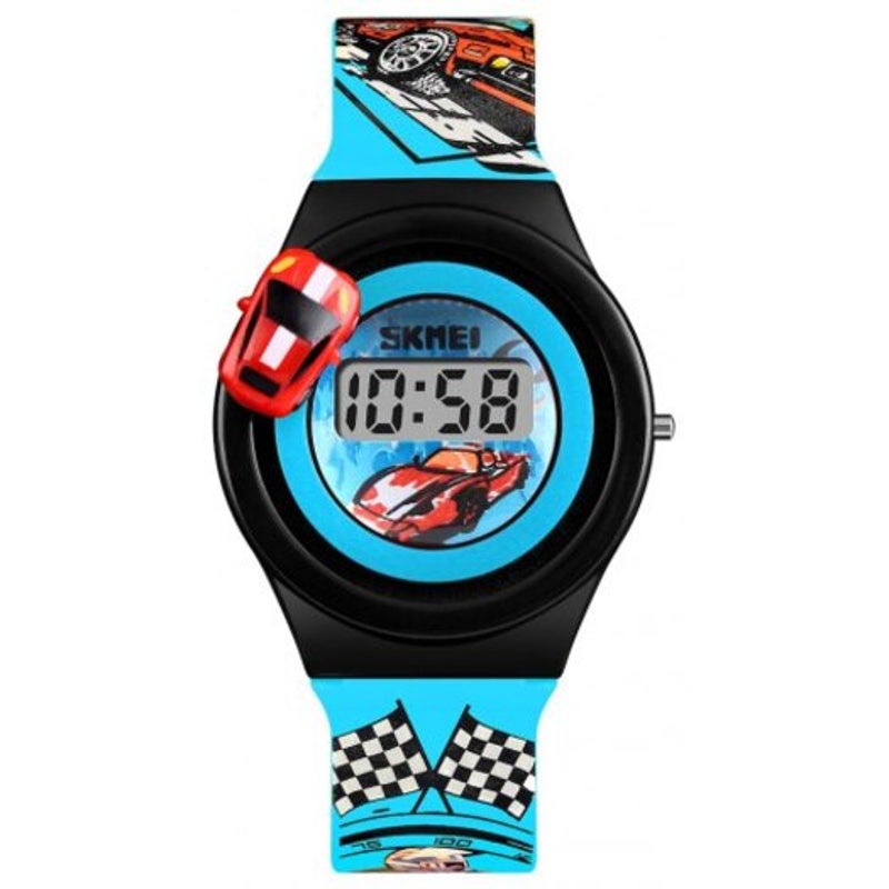 Veile Studios Skmei Children Electronic Watch Car Shape Toy Lcd Digital Wrist Watches