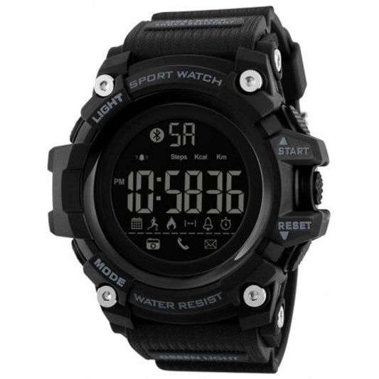 Veile Studios Skmei Men Smart Sports Pedometer Calorie Chronograph Electronic Digital Watch Black