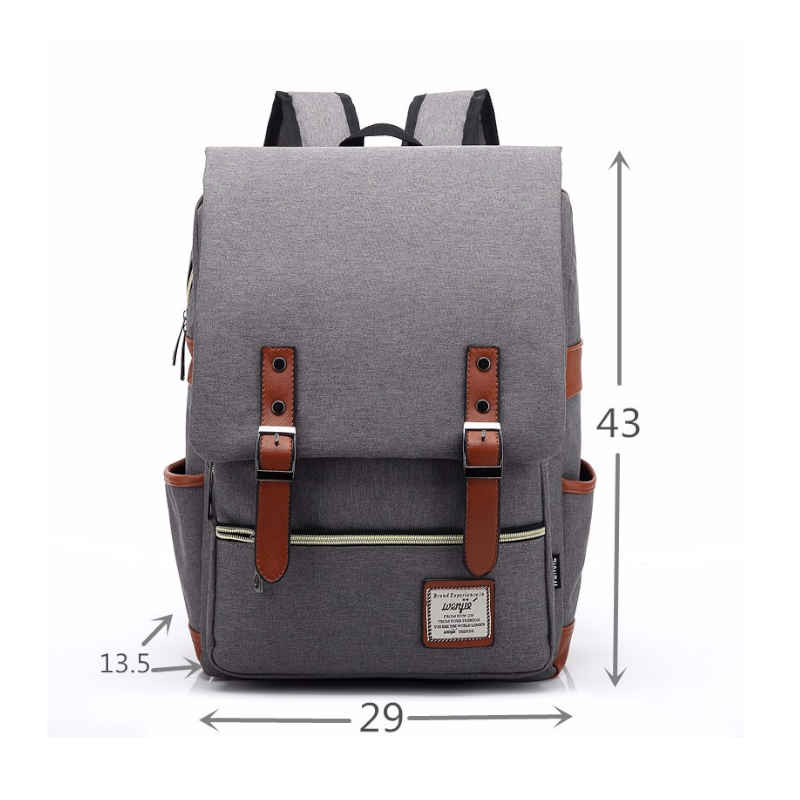 Slim Business Laptop Backpack Elegant Casual Daypacks Shoulder Bag