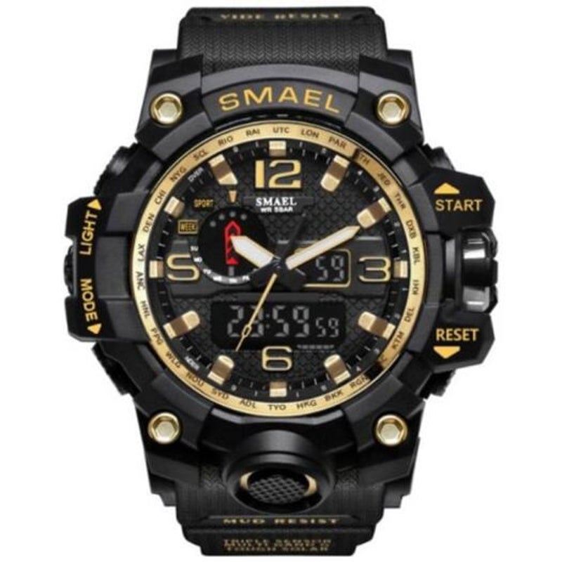 Veile Studios 1545 Men Business Waterproof Leisure Quartz Watch Multi A Black
